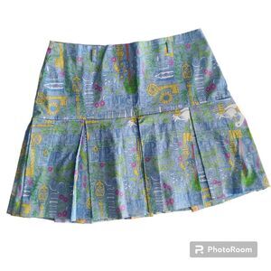 Ladies Vintage Key West pleated style skirt size 6